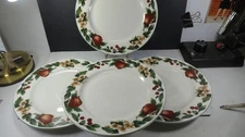 The Cades Cove Collection By Citation Apples Dinner Plate Set 10.5" set 4 plates