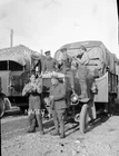 110X80MM ORIG WW1 NEGATIVE RFC ROYAL FLYING CORPS MILITARY VEHICLE 1917 #2133