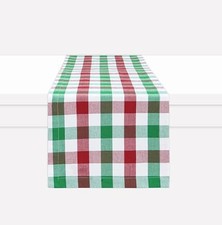 Buffalo Plaid Table Runner 14 x 14 x 72 Inch Red/Green/White - Buffalo Plaid