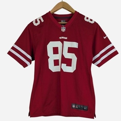 Nike NFL On Field George Kittle 49ers Youth Jersey #85 Red Youth Large