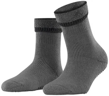 Falke Womens Cuddle Pads House Socks - Flannel Grey
