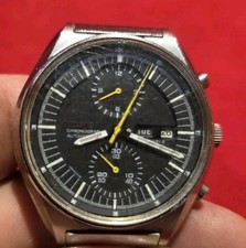  Orologio Vintage SEIKO Jumbo 6138-3000 Quadrante Blu Cronografo 42mm Uomo AT