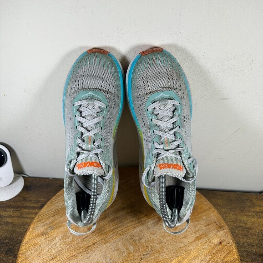 Hoka Clifton 5 white Shoes Sneakers Women's Size 10 1093756 VBWI thumbnail 6