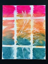 16" x 20" - Original Abstract Acrylic Canvas Painting – Modern Expressionist Art