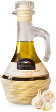 Garlic Infused Extra Virgin Olive Oil 250Ml, Imported from Italy, Cold-Pressed,