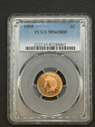 1905 Indian Head cent PCGS MS65 Red