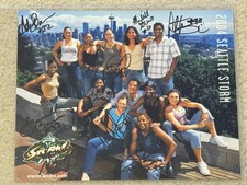 2004 Seattle Storm Team Photograph auto photo and letter Sue Bird Lauren Jackson