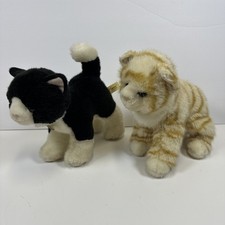 Aurora Miyoni Cat Douglas Tiger Cub Plush Stuffed Animal Lot of 2