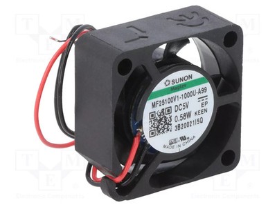 23dBA 5,94m3/h 25x25x10mm Vapo Lüfter: DC axial 5VDC