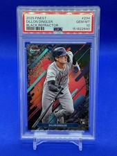 2025 Finest Dillon Dingler RC Black/10 PSA 10