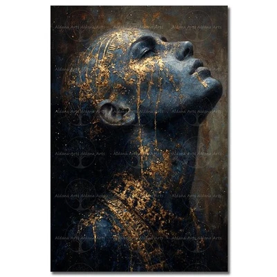 EGYPTIAN GODDESS NUT ART PRINT, Witchy Pagan Altar Decor, Fantasy Gothic Poster