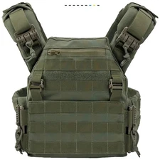 Ukrainian military Tactical plate carrier body pouches Gen.2 Olive Cordura