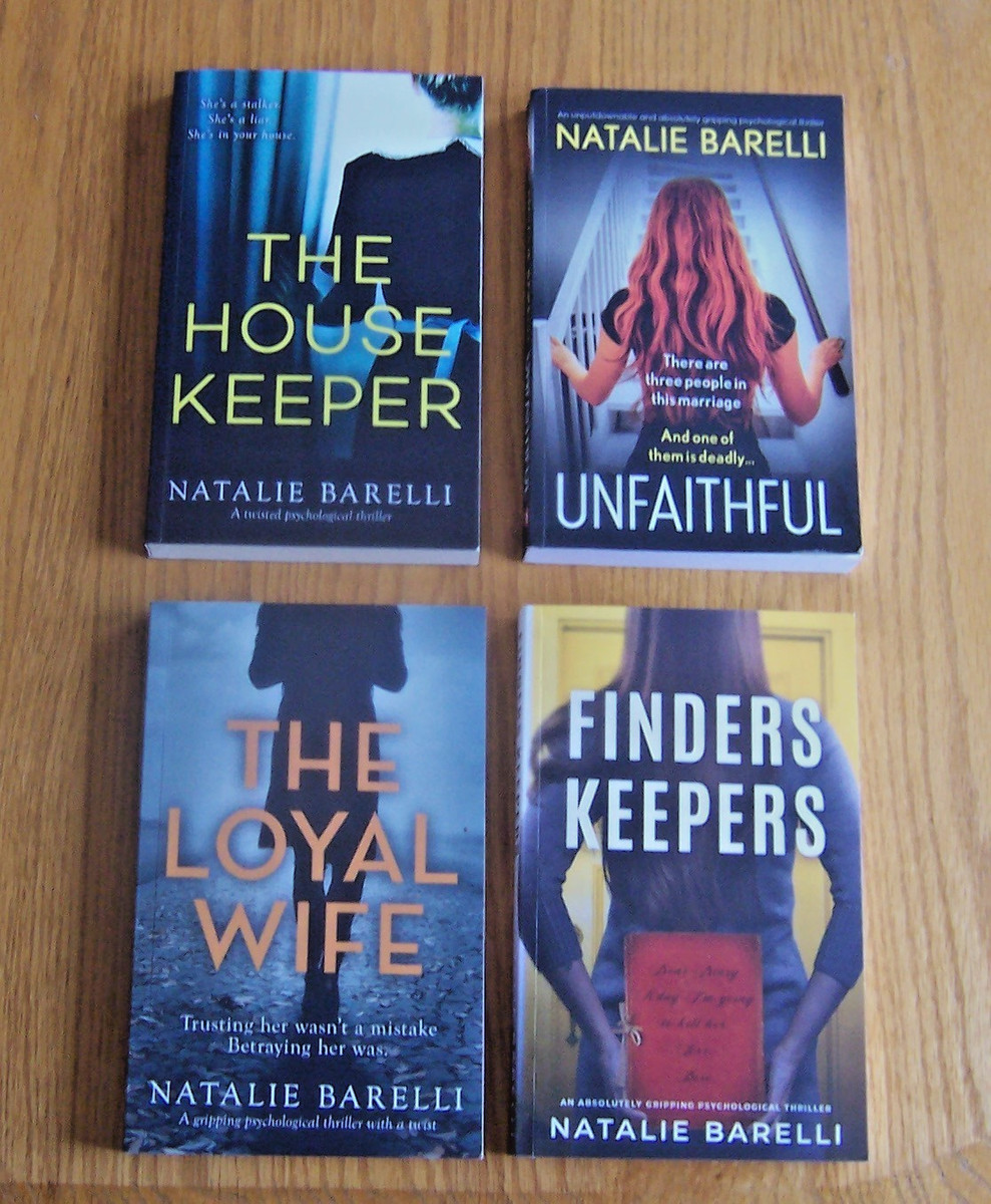Natalie Barelli Lot of 4 Addictive Psychological Thrillers Read Once Like New!