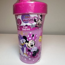 Disney Junior Spill Proof Sippy Cup Minnie Mouse 9 oz
