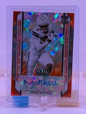 2021 Leaf Metal Draft Orange Crystals AUTO #BA-OM1 Osirus Mitchell 5/5