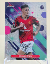 2025-26 TOPPS FINEST PREMIER LEAGUE BENJAMIN SESKO SATURDAY 3PM SSP #67