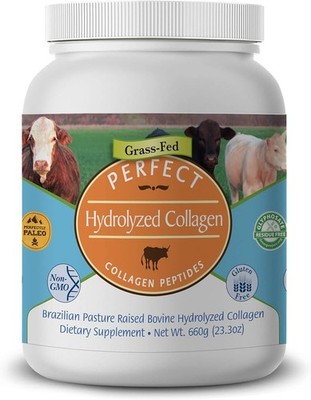 Perfect Supplements   Unflavored Hydrolyzed Collagen Powder for Men and Women -