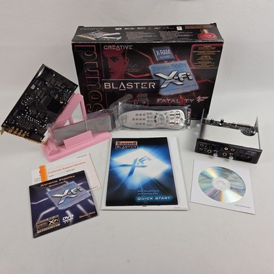 Creative Sound Blaster X-Fi XTreme  Fatality Pro Barely Used In Original Box 