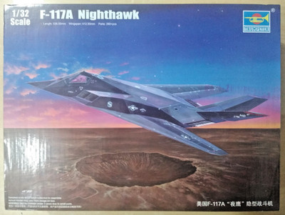 18-03219 TRUMPETER 1:32 Scale LOCKHEED F-117A NIGHTHAWK Plastic Model Kit