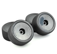 Hobao Hyper SSTE 1/8 Truggy Ruote/Pneumatici Set di Quattro (4) 17mm Esagonali Nuovi Decollo