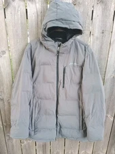 Eddie Bauer Down Winter Jacket Coat Men's Size XL Gray