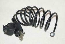 60"- Keyed Bike/ Ski/ Snowboard Coiled Cable Lock- Used/VG - Multi-Use
