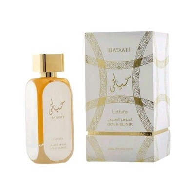 Lattafa Hayaati Gold Elixir Eau de Parfum Spray 100ml 3.4 fl oz