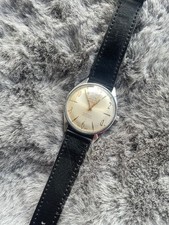 Vintage Atlantic Worldmaster 17 Jewels White Dial 37mm Manual Wind &ndash;