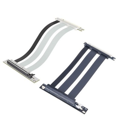 Durability PCIE5.0 X16 Risers Cable For DIY Enthusiasts And Gamers Plugs and Use