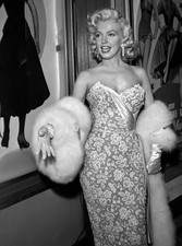 Marilyn Monroe White Lace Dress 4x6 Picture Celebrity Print