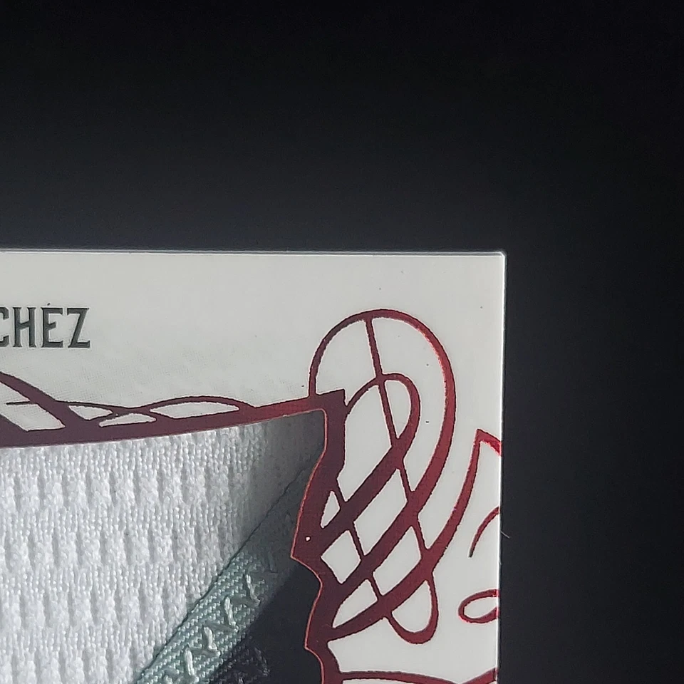 2021 Leaf Trinity Yolbert Sanchez Prospect Patch Auto Red 29/50 - Image 4 of 4