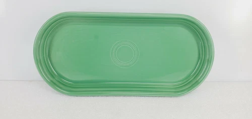 BREAD PLATTER UTILITY TRAY meadow green FIESTA WARE 12" new