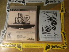 DJ Hero 2 (Game Only)(D J Sony PlayStation 3, 2010) Mint & Complete, Cib Tested