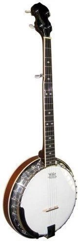 Stagg Deluxe 5 String Bluegrass Banjo W/Resonator & 30 Bracket Hooks #BJM30DL - Image 2 of 4