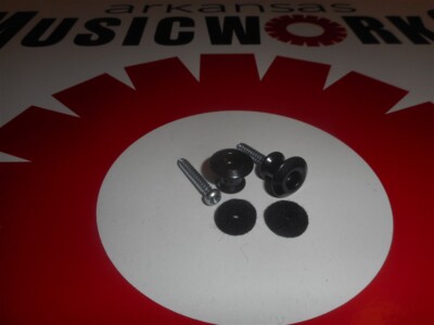 NEW - Buttons For Dunlop Dual Design Strap Lock System (2) - BLACK, SLS2013BK-1