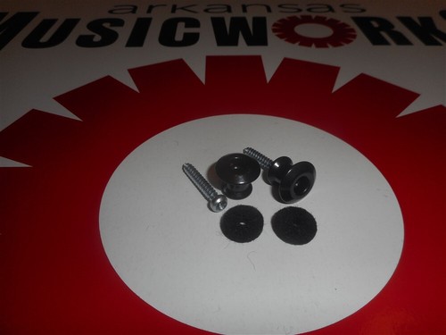 NEW - Buttons For Dunlop Dual Design Strap Lock System (2) - BLACK, SLS2013BK-1 - 第 1/1 張圖片