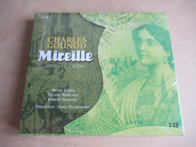 Gounod-Mireille-Opera in 5 Actes-Doria, Senechal, Massard-sealed-2er CD Box