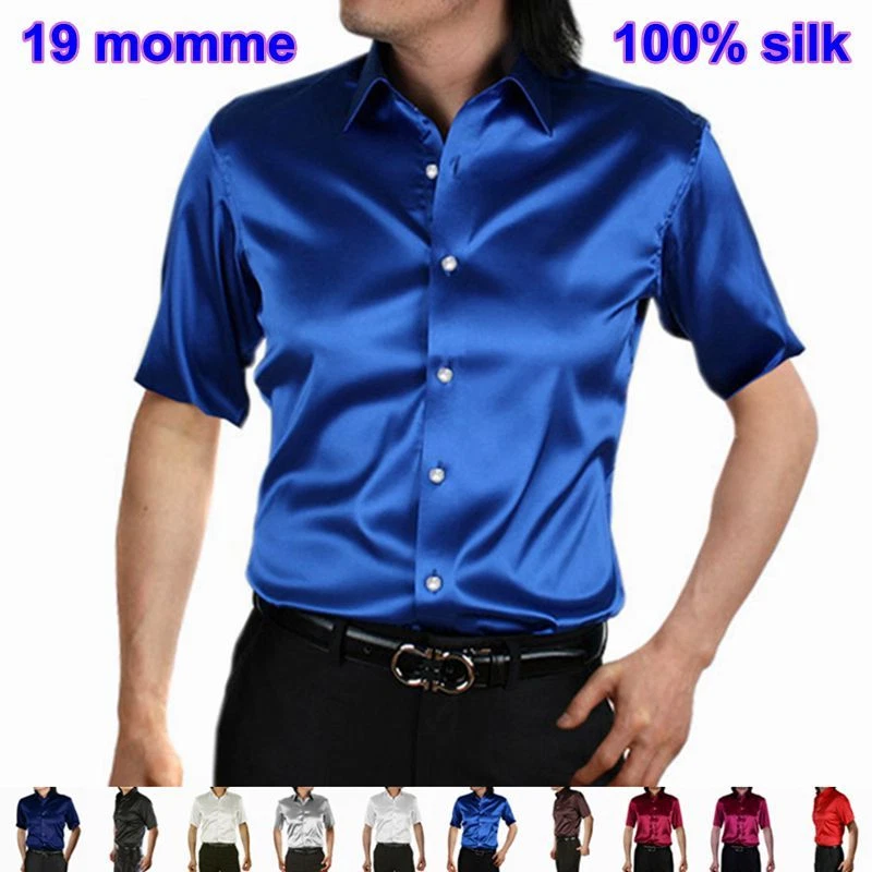 Formal sales silk shirts