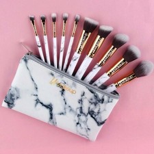10Pcs MAKEUP brush Set with bag