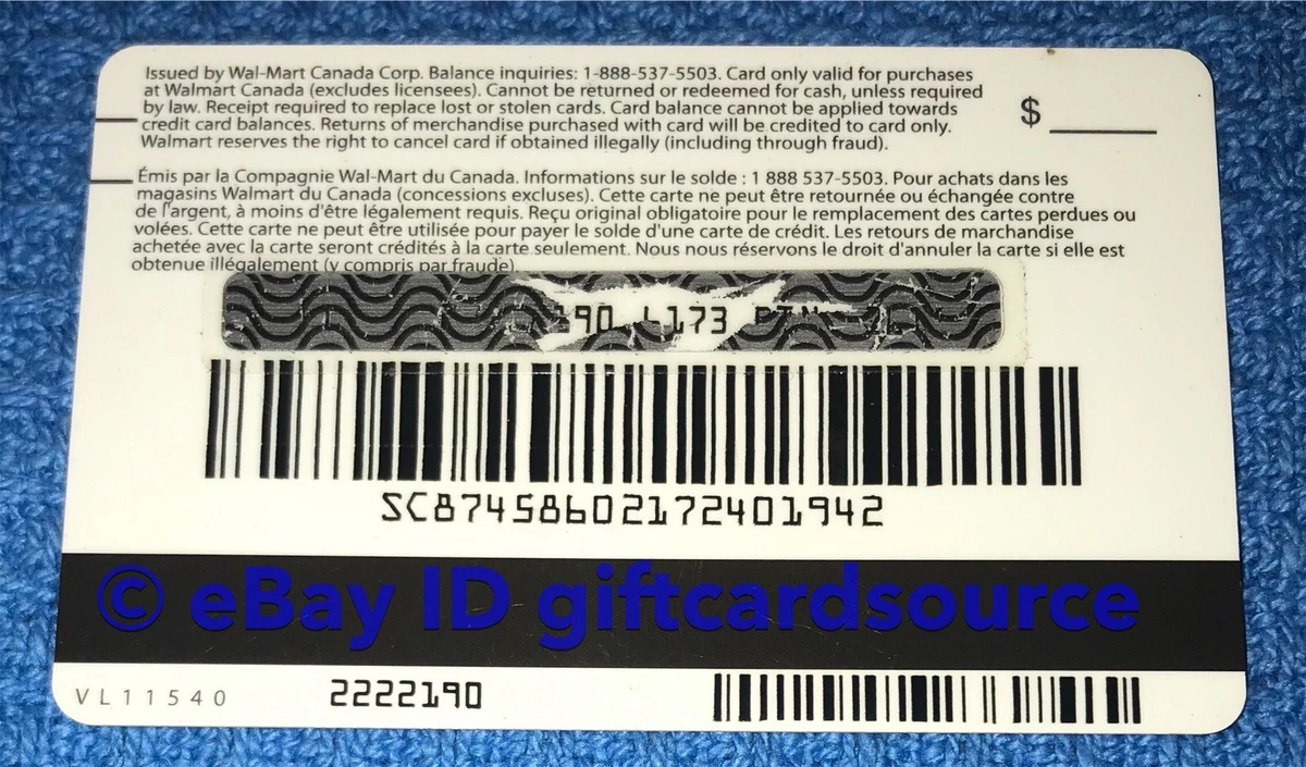 Detalle 69+ imagen check walmart gift card balance canada