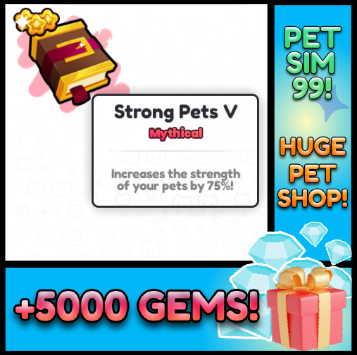 PET SIMULATOR 99 - PS99 - ROBLOX - GEMS - PETS - HUGES - CHEAP AND FAST