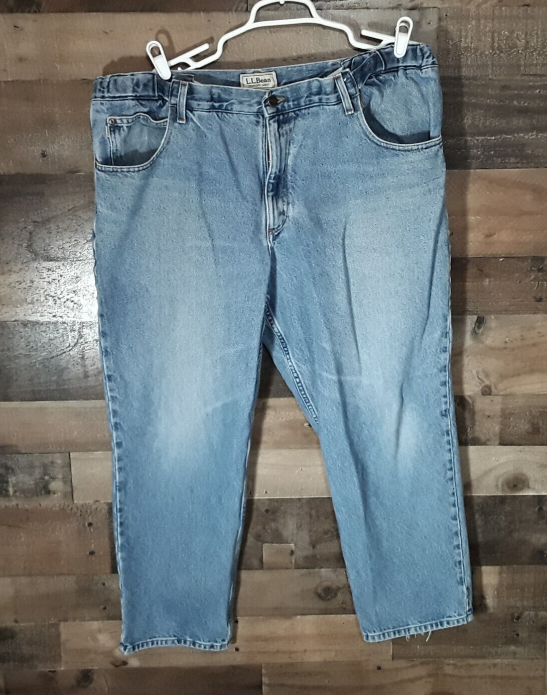 L.L. BEAN Mens Comfort Waist Hidden Elastic Stretch J… Gem