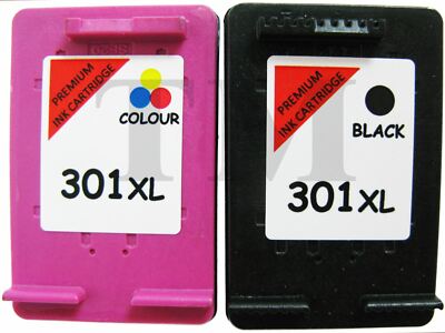 Kompatibel Zu HP 301 XL Schwarz Doppelpack XL Füllmenge