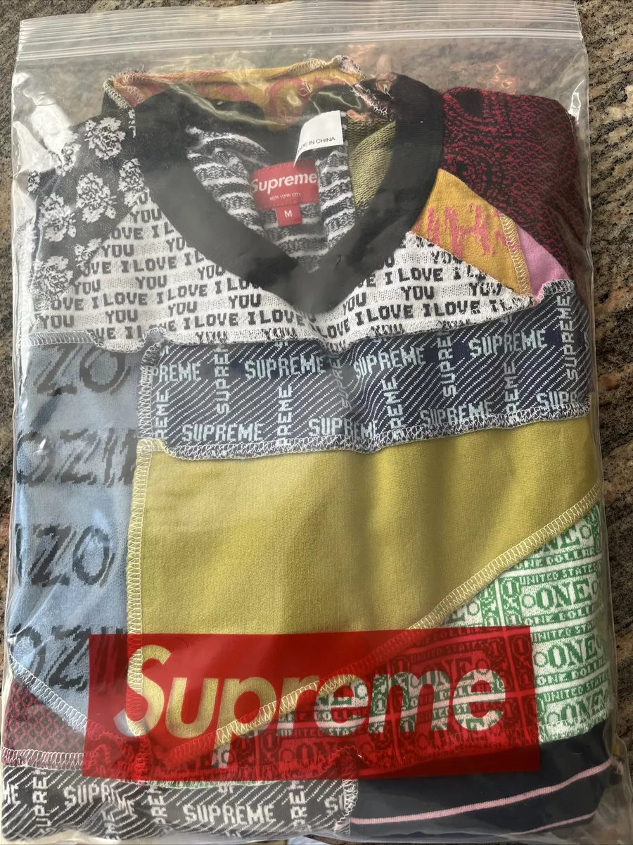 Supreme patchwork Jacquard L/S top | eBay