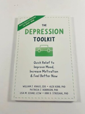 The Depression Toolkit - Improve Mood, Increase Motivation book NEW!