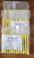VTG Marianna Perm Rods Professional Cold Wave. Lot of 3pks of 12. New in Pkg.