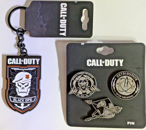 Nachnahme Call of Duty Black Ops 4 Schlüsselanhänger oder Nachnahme Infinite Warfare Pin Set - SIE WÄHLEN