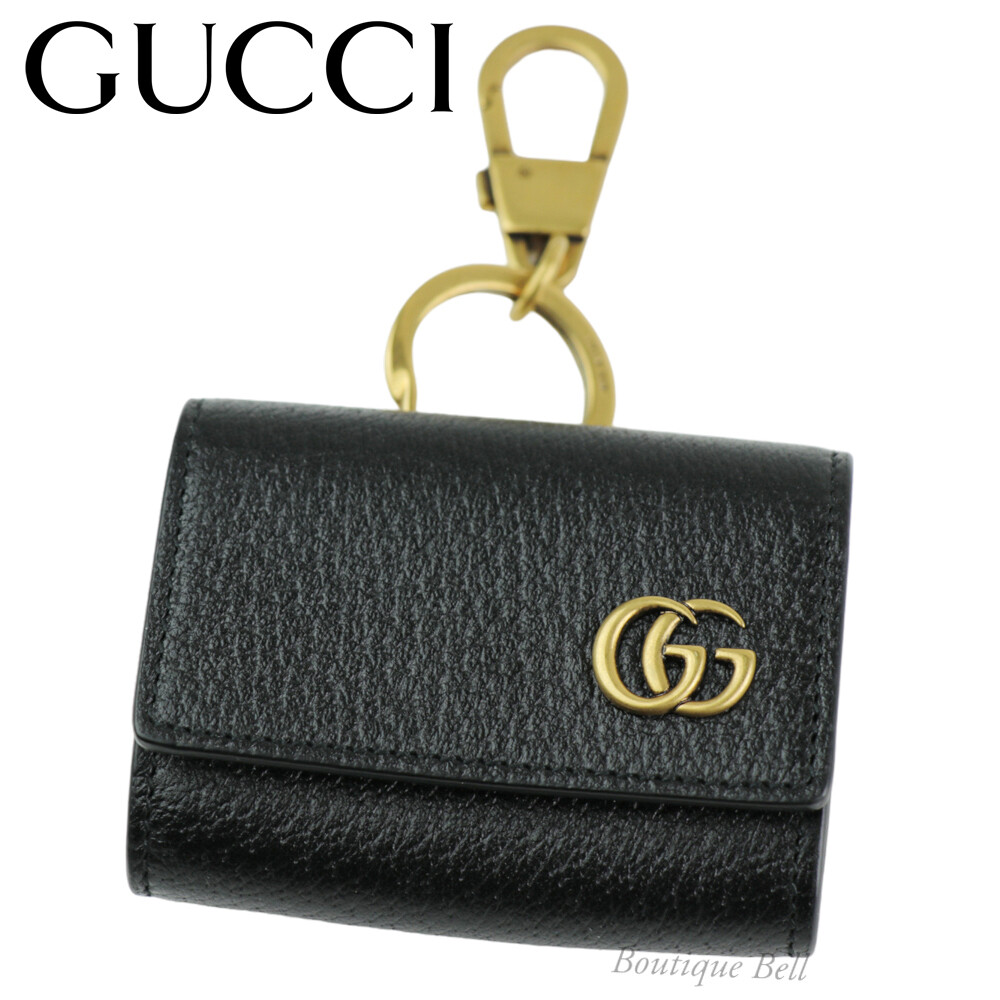 【グッチ】GGマーモント レザー AirPods ・AirPodsProケース Gucci GG Marmont Leather AirPods AirPodsPro Case Black | eBay