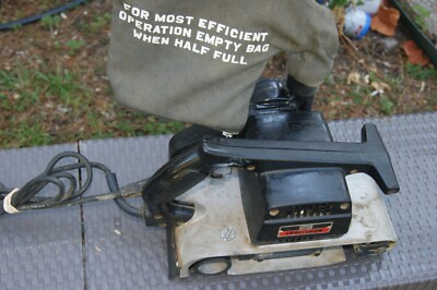 SEARS-CRAFTSMAN 4'' BELT SANDER  315.11782 WITH BAG MADE IN USA WORKS GREAT