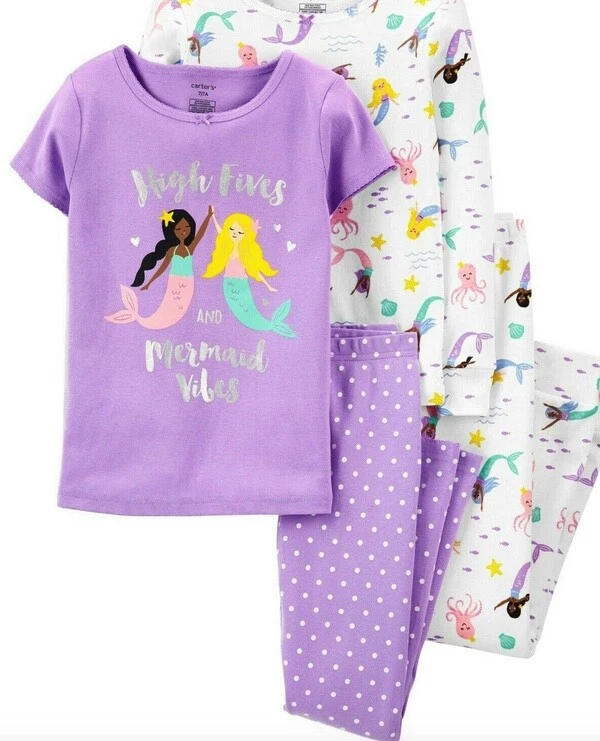 Nwt 5 8 multicultural diverse mermaid pajamas spring carters